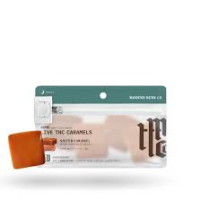 LIVE RESIN 160MG THC 40MG CBN 8MG CBDA CARAMELS- 4CT